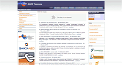 Desktop Screenshot of agci-toscana.it