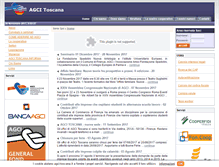 Tablet Screenshot of agci-toscana.it